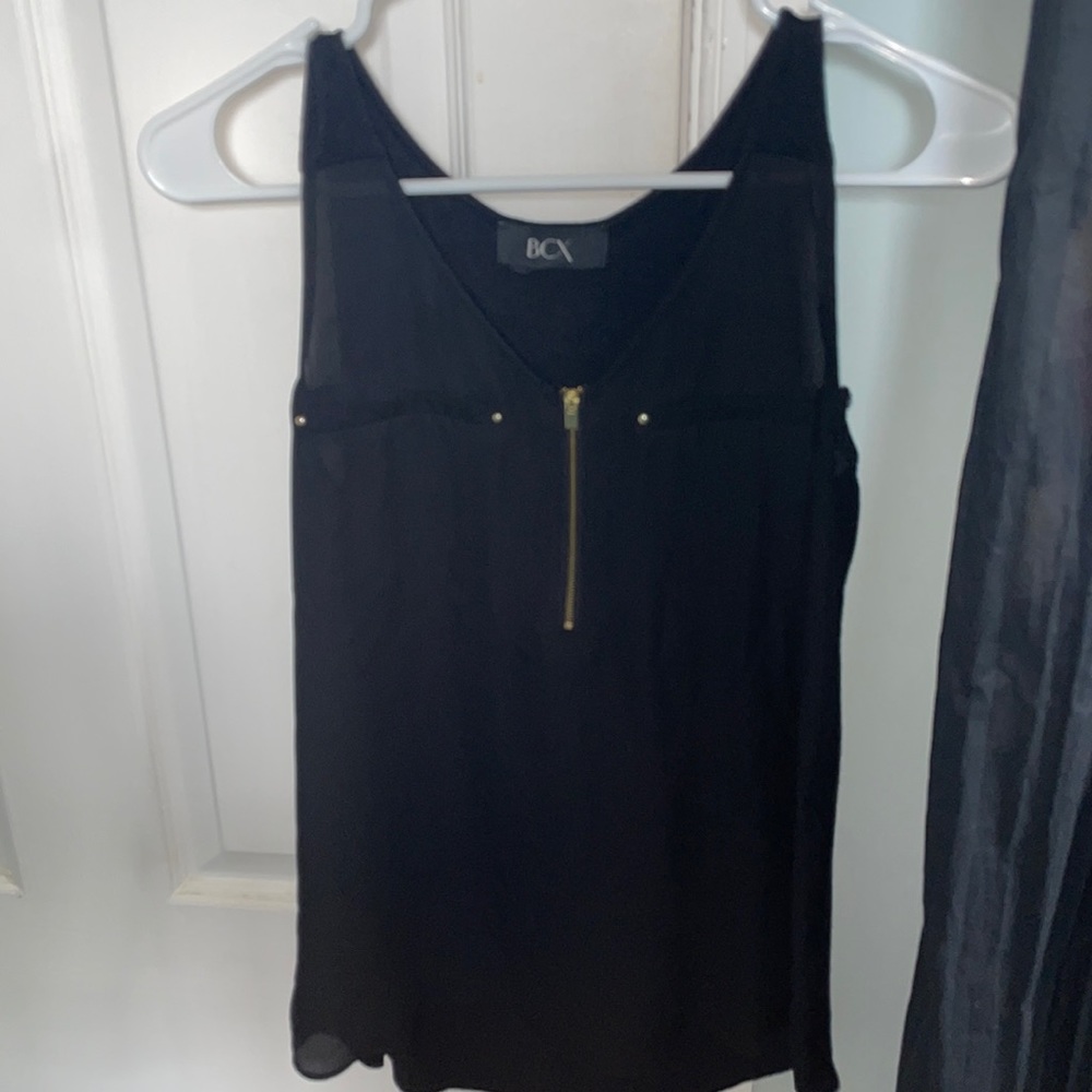 BCX Sexy Zip Up Tank